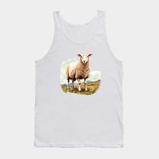 White Sheep Tank Top